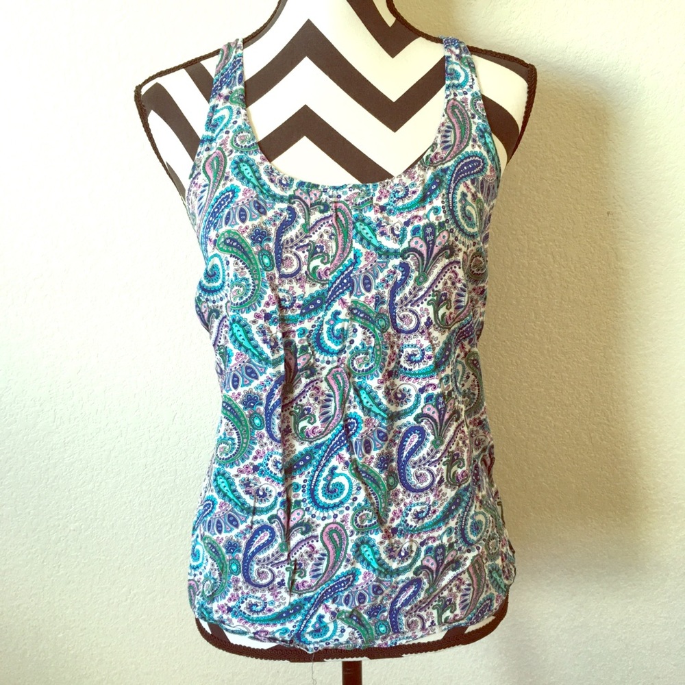 Funky Vibrant Paisley Tank